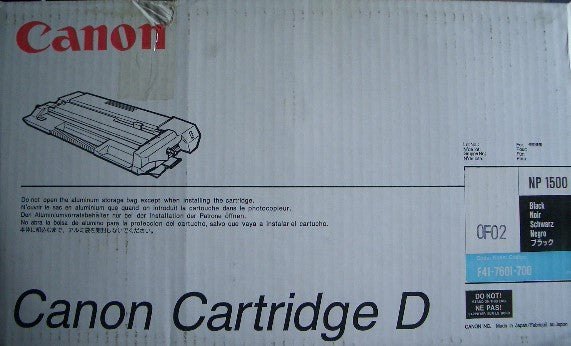 Canon F41-7601-700 Black Toner Cartridge D